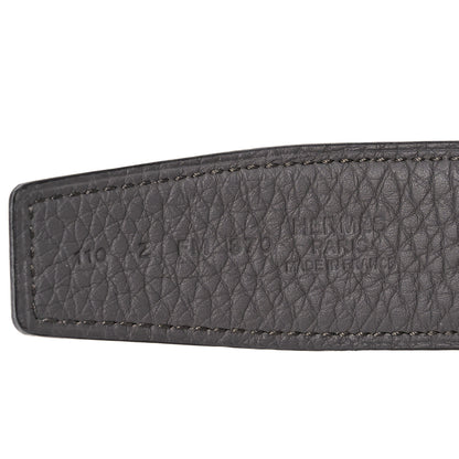 Hermes Box Togo 32mm Belt Strap 110 Black Etain 5 of 7