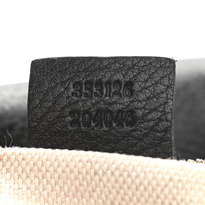 Gucci Pebbled Calfskin Medium Soho Bowler Black 7 of 12