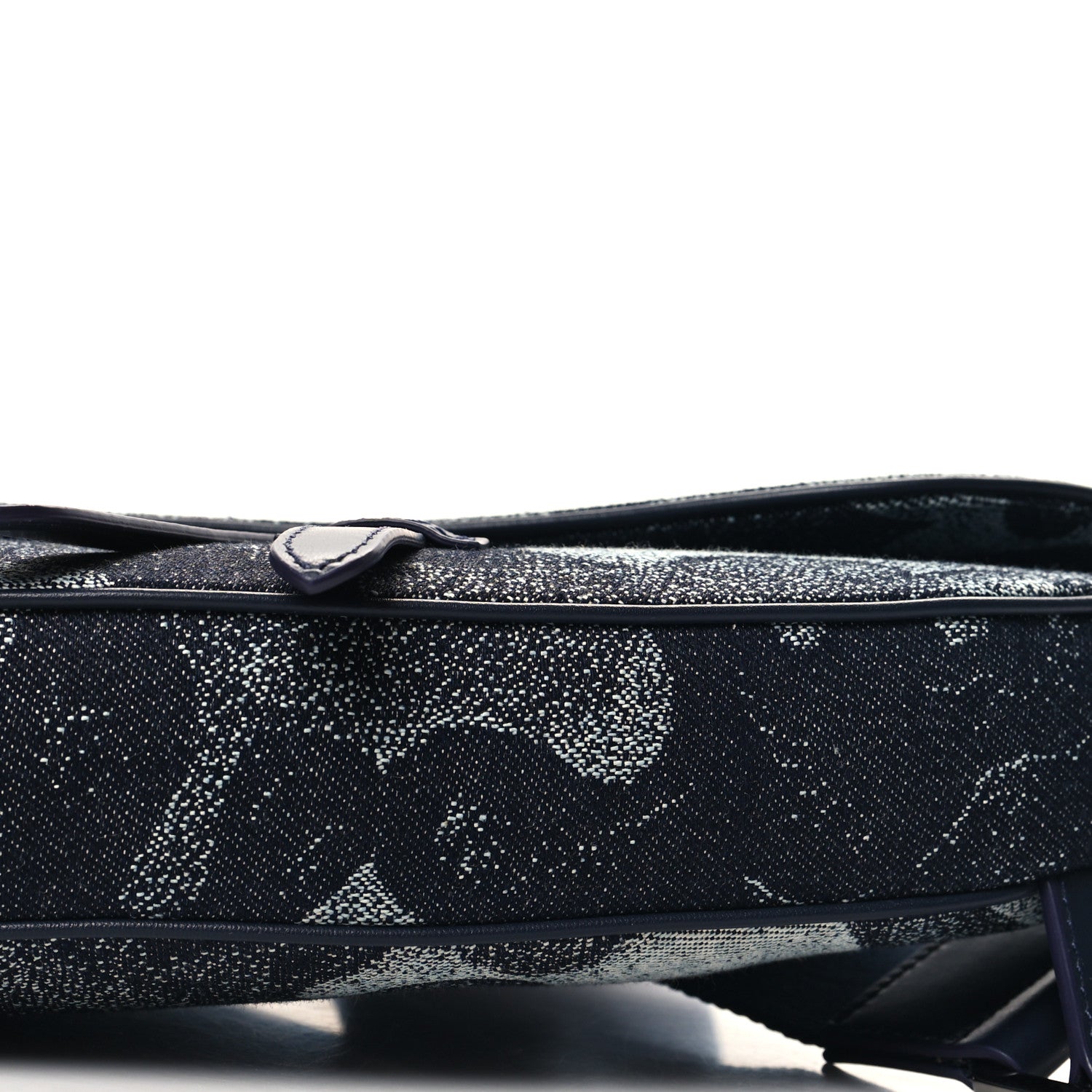 Christian Dior X Peter Doig Denim Camouflage Saddle Bag 10 of 10