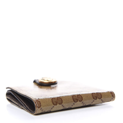 Gucci Crystal Monogram Hysteria French Wallet Dark Brown 4 of 11
