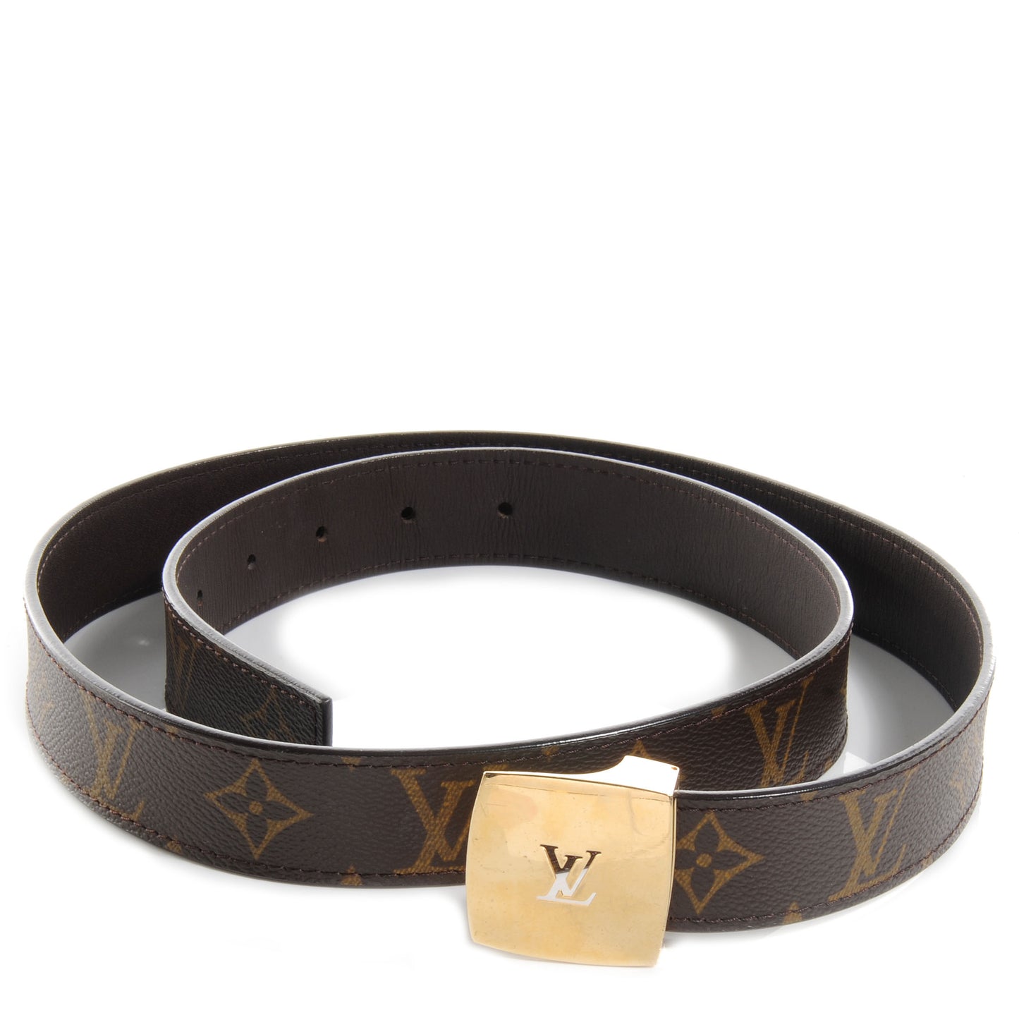 Monogram LV Cut Belt 95 38