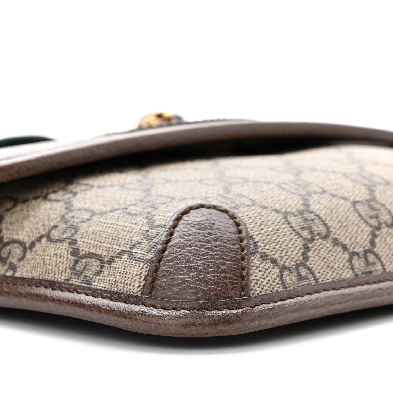 Gucci GG Supreme Monogram Neo Vintage Web Belt Bag Brown 9 of 10