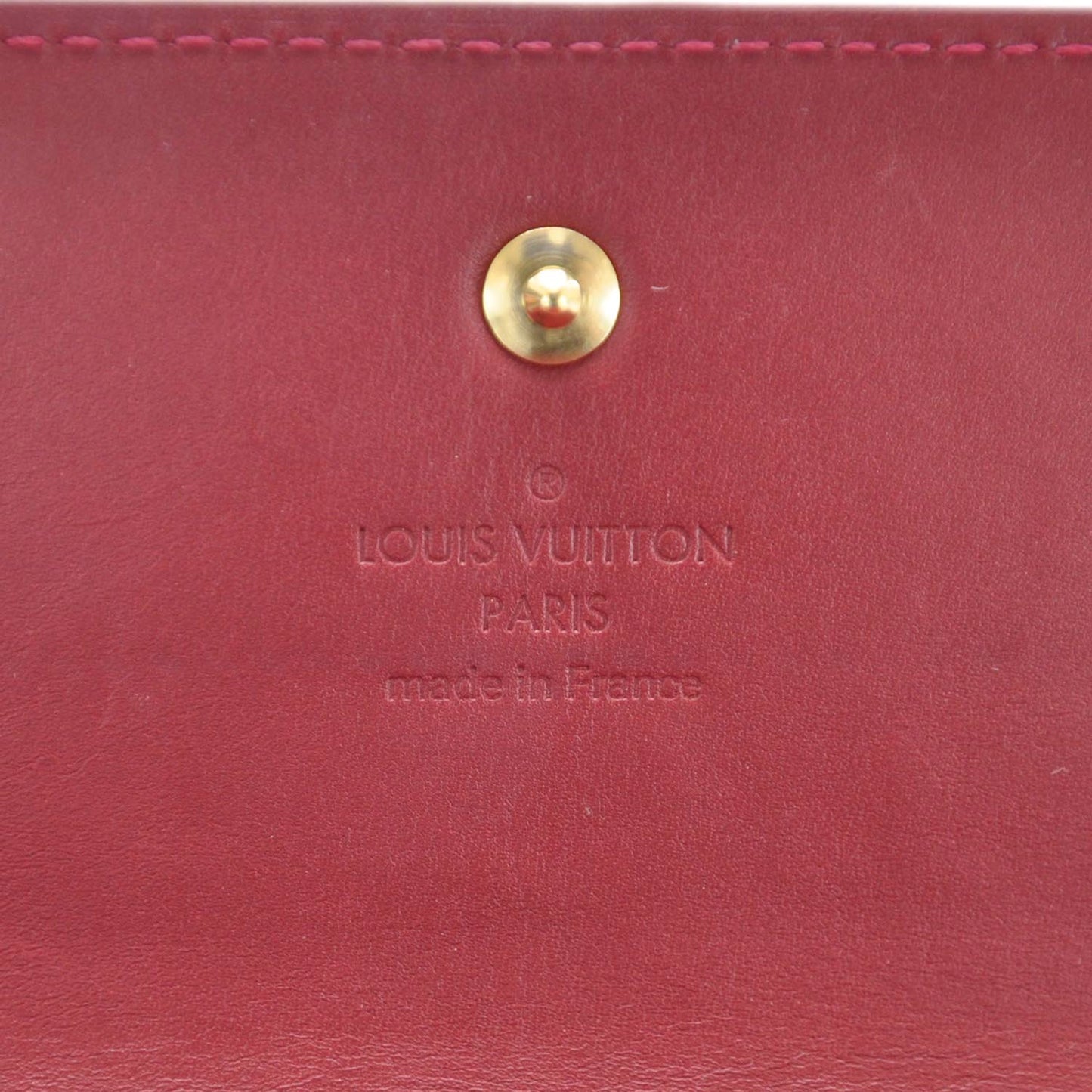 Vernis Porte Tresor International Wallet Pomme D'Amour