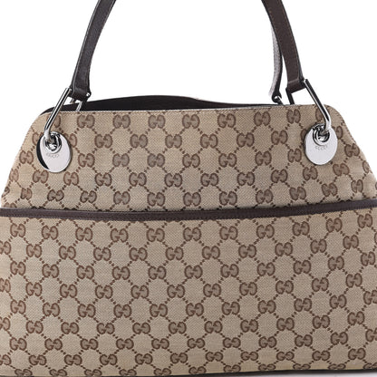 Gucci Monogram Medium Eclipse Shoulder Bag Dark Brown 8 of 15