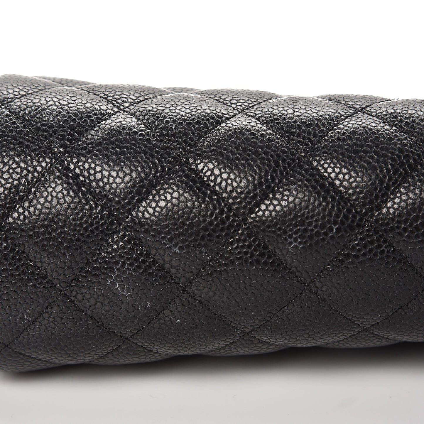 Caviar Quilted Timeless Clutch Black