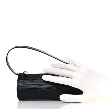 Louis Vuitton Epi Soufflot Pochette Black 2 of 10