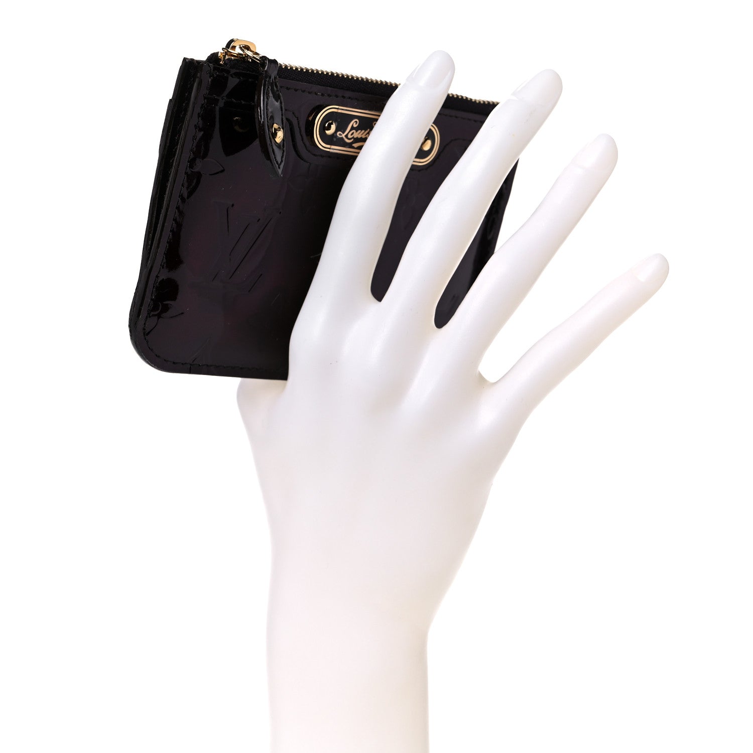 Louis Vuitton Vernis Key Pouch Amarante 2 of 7