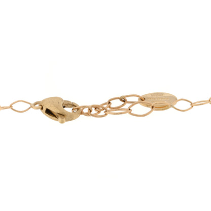 Marco Bicego 18K Yellow White Gold Diamond Lunaria Petite Double Leaf Bracelet 3 of 3