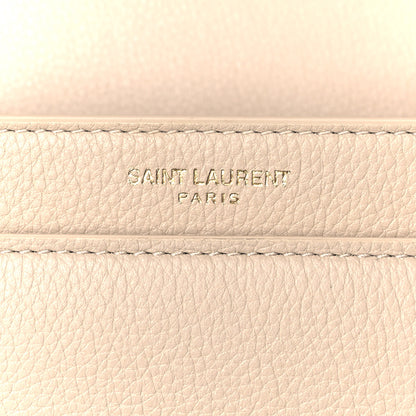 Saint Laurent Grained Calfskin Medium Monogram Sunset Beige 7 of 11