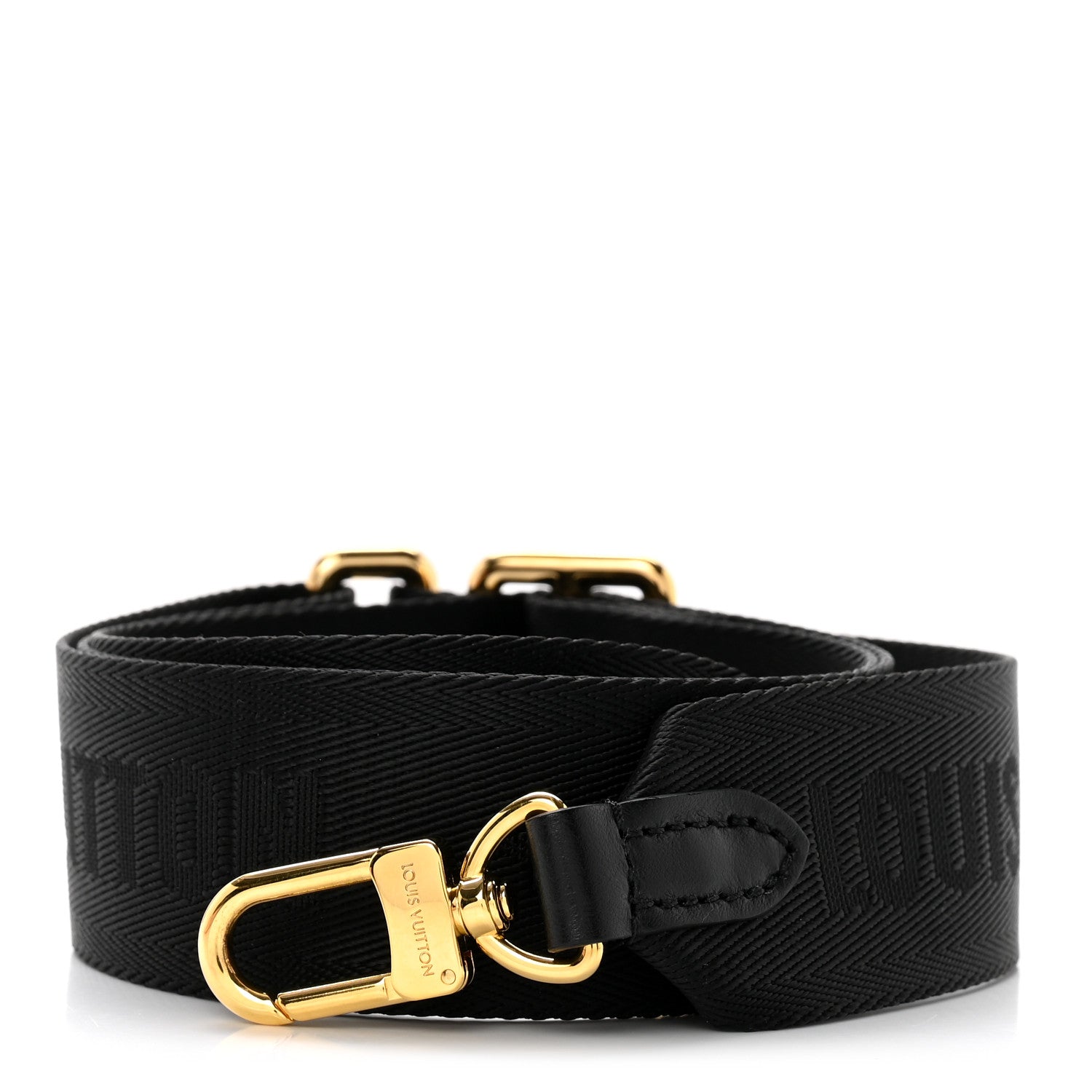Louis Vuitton Nylon Petite Malle Souple Shoulder Strap Black 1 of 3