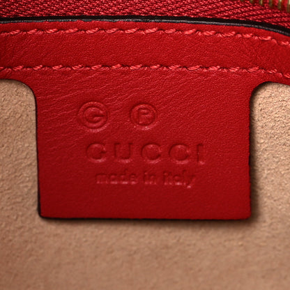 Gucci GG Supreme Monogram Blooms Small Boston Beige Blue Navy Hibiscus Red 6 of 12
