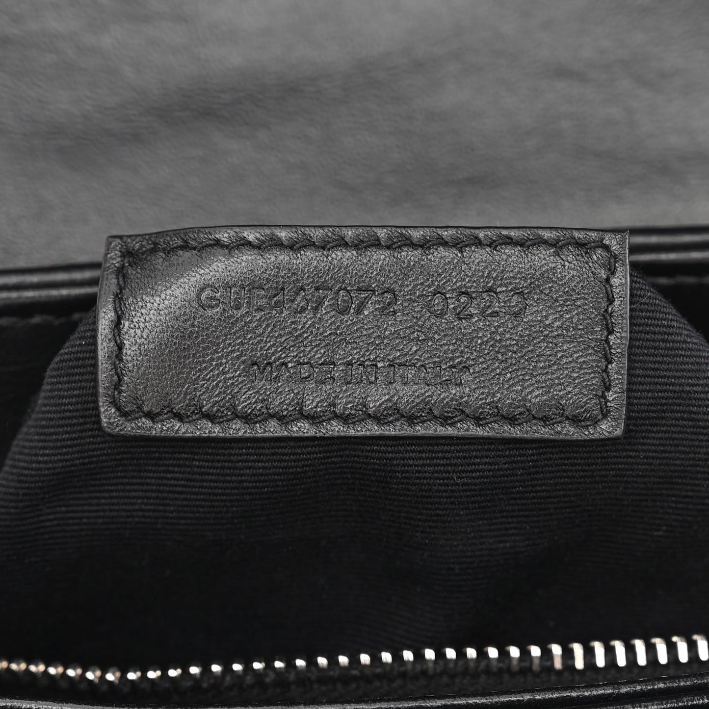 Calfskin Y Quilted Monogram Toy Loulou Crossbody Bag Black