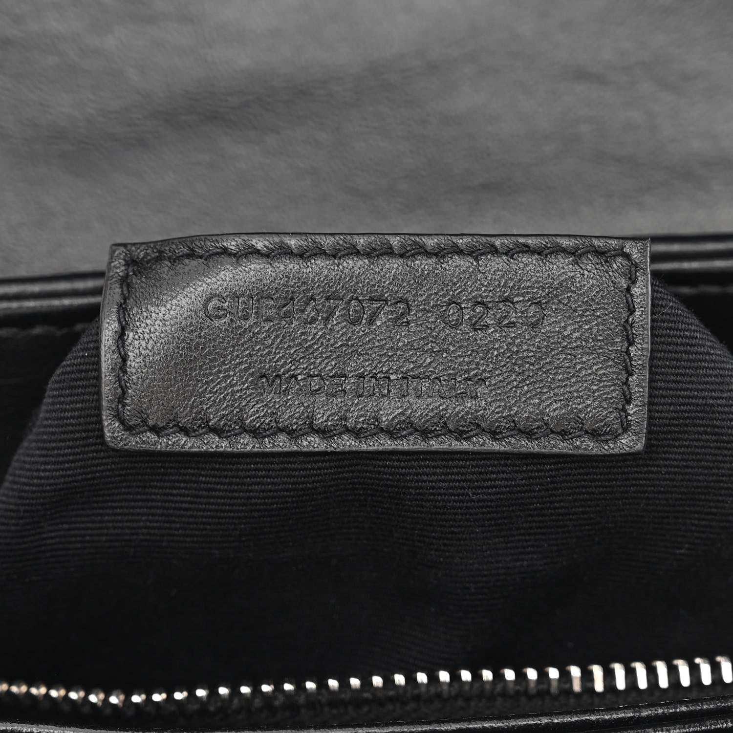 Saint Laurent Calfskin Y Quilted Monogram Toy Loulou Crossbody Bag Black 7 of 11