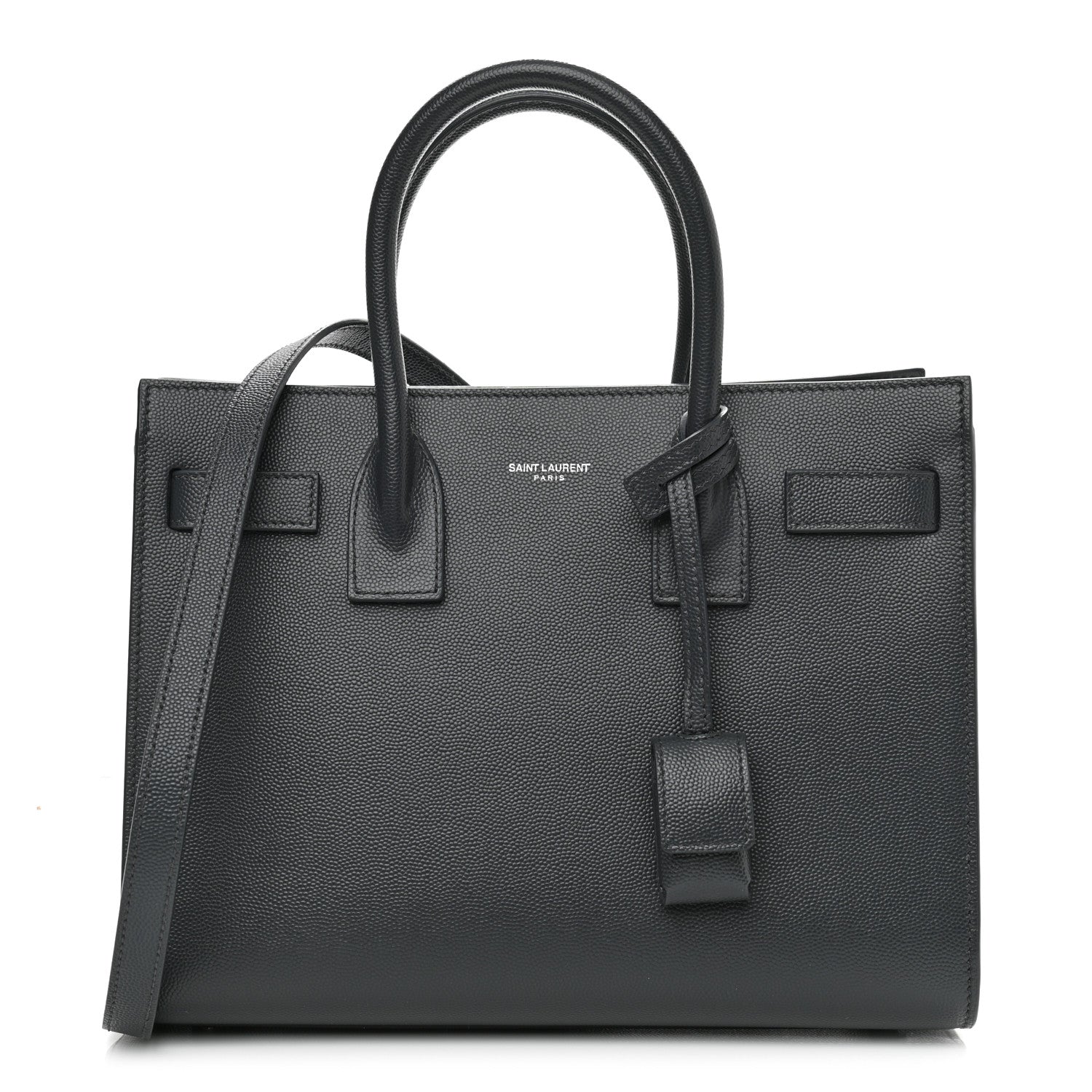 Saint Laurent Grain De Poudre Baby Sac De Jour Dark Smog 1 of 10