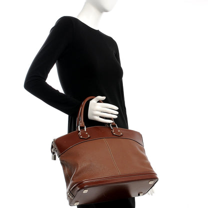 Louis Vuitton Suhali Lockit MM Sienne 2 of 7