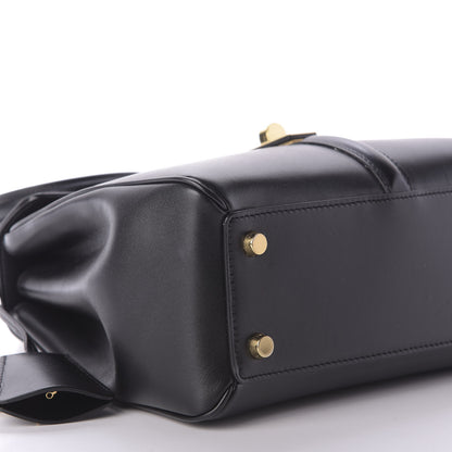 Celine Satinated Calfskin Small 16 Top Handle Bag Black 6 of 10