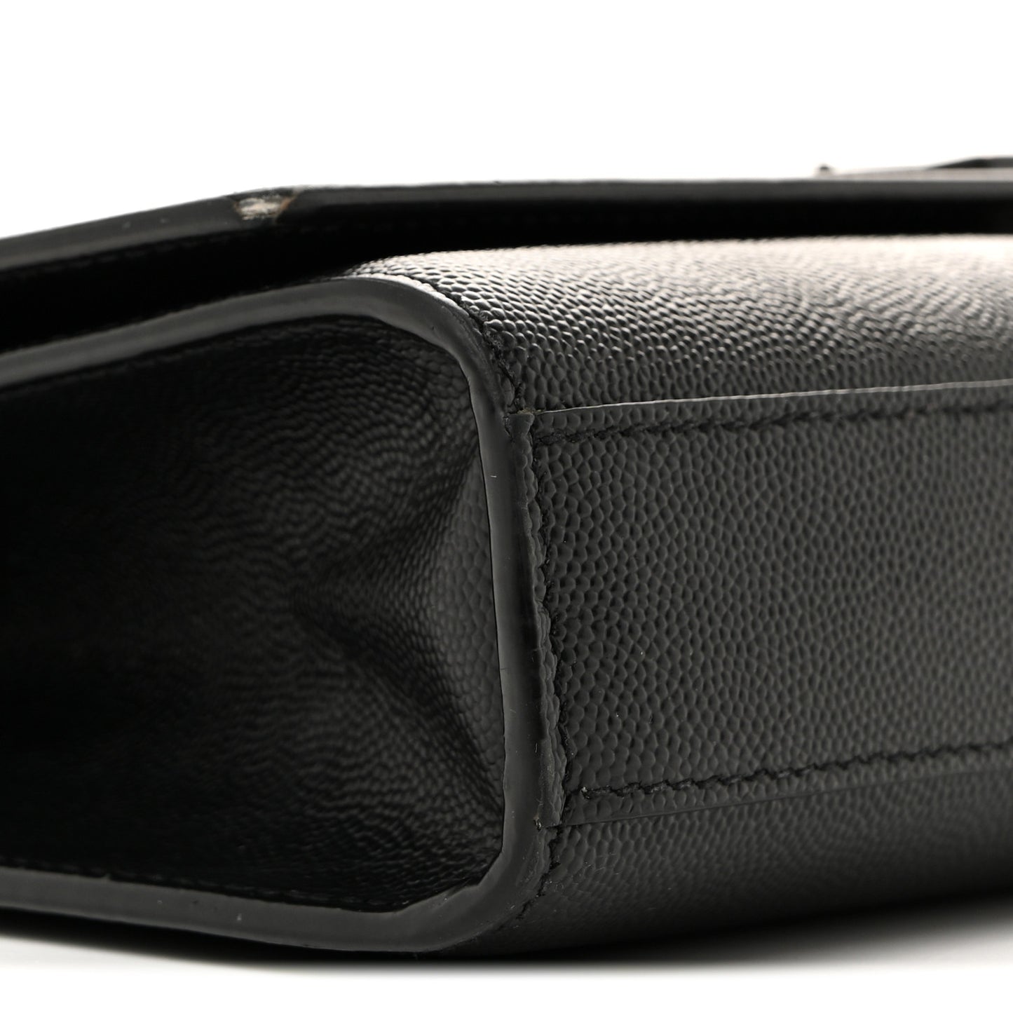 Grain De Poudre Medium Classic Monogram Monochrome Kate Satchel Black