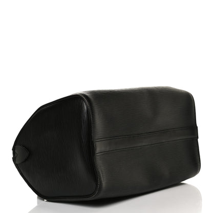 Louis Vuitton Epi Speedy 25 Black 4 of 16