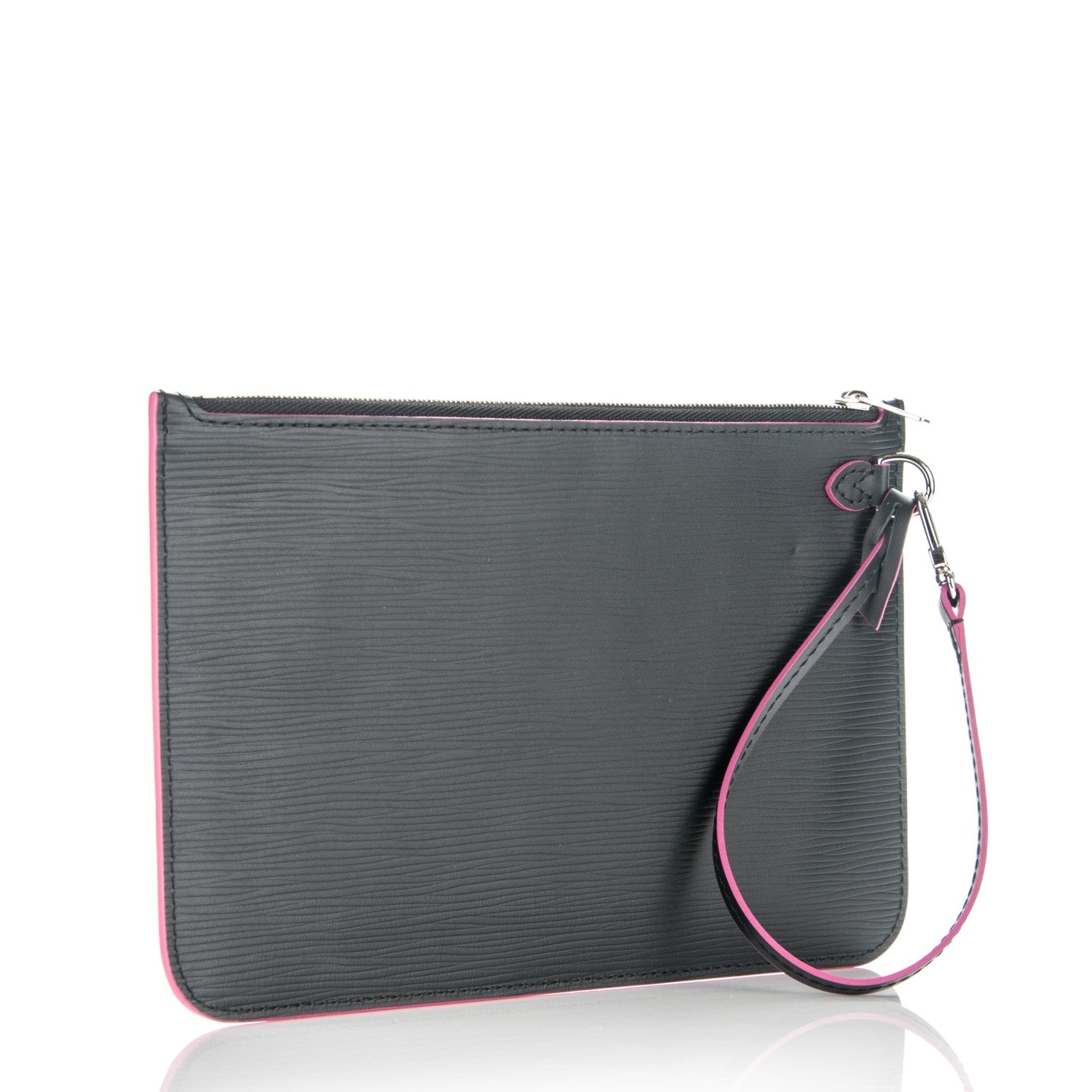 Louis Vuitton Epi Neverfull Pochette MM GM Black 3 of 7