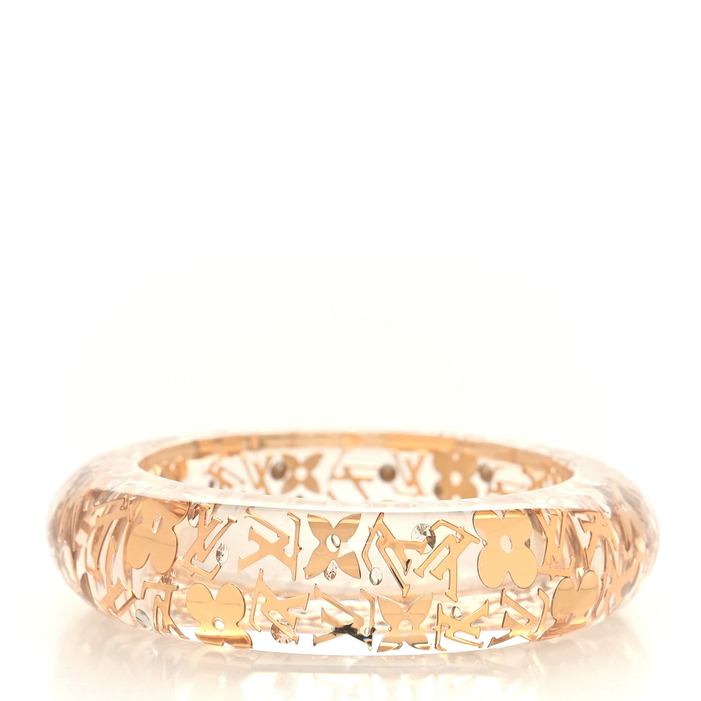 Resin Swarovski Medium Inclusion Bracelet GM Transparent