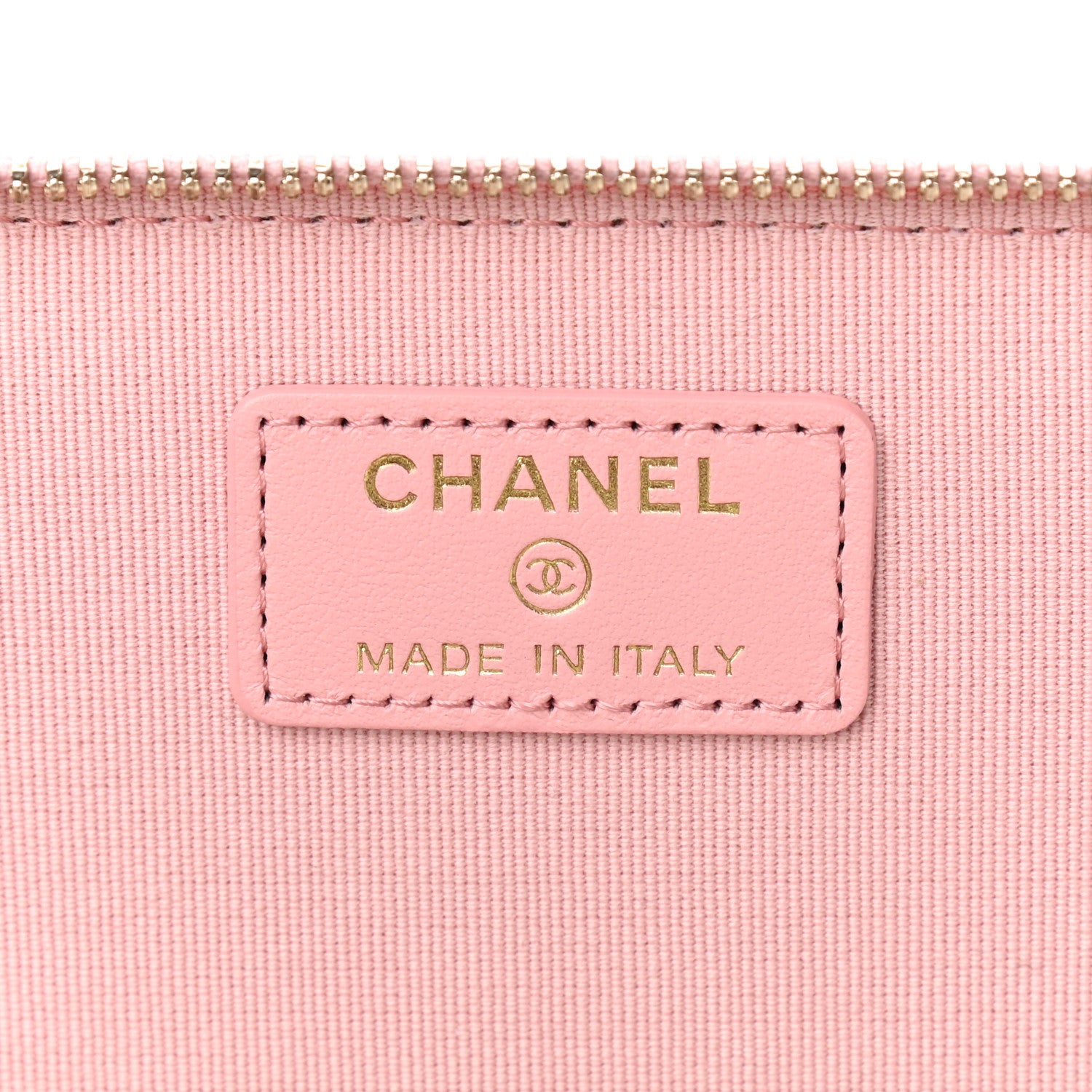 Chanel Caviar Quilted Small Vanity Case With Chain Pink 6 of 9