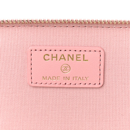Chanel Caviar Quilted Small Vanity Case With Chain Pink 6 of 9