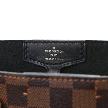 Louis Vuitton Damier Ebene Belmont MM Black 6 of 14