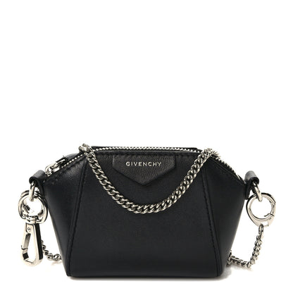 Givenchy Lambskin Baby Antigona with Chain Black 1 of 9