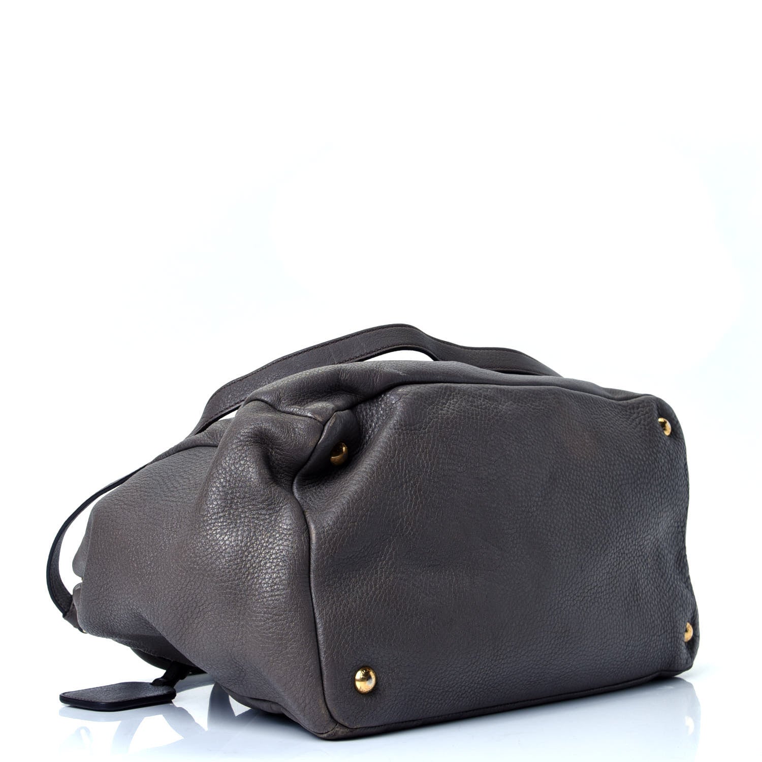 Prada Vitello Daino Tote Grafite 3 of 4