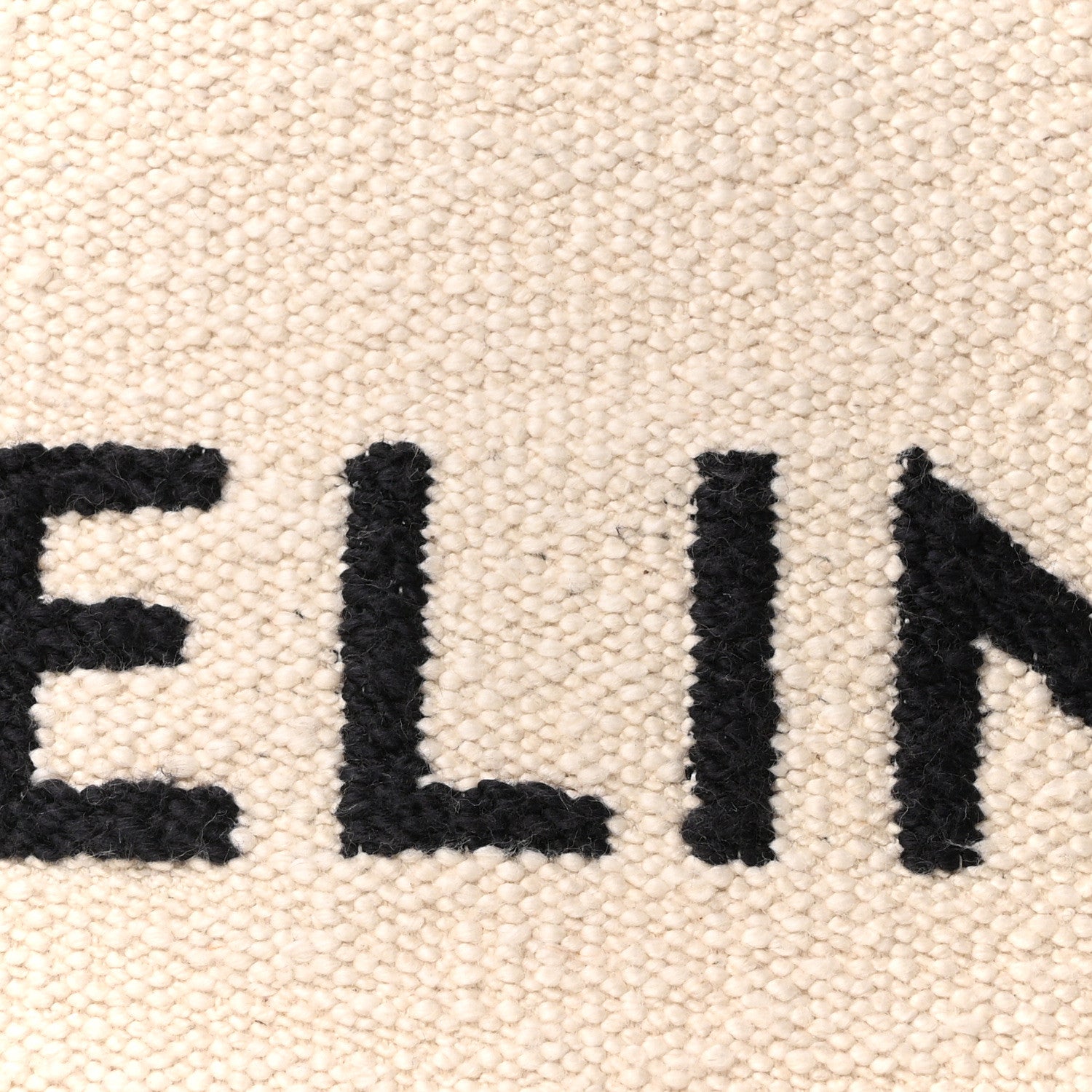 Celine Canvas Small Cabas Thais Ecru Black 7 of 9