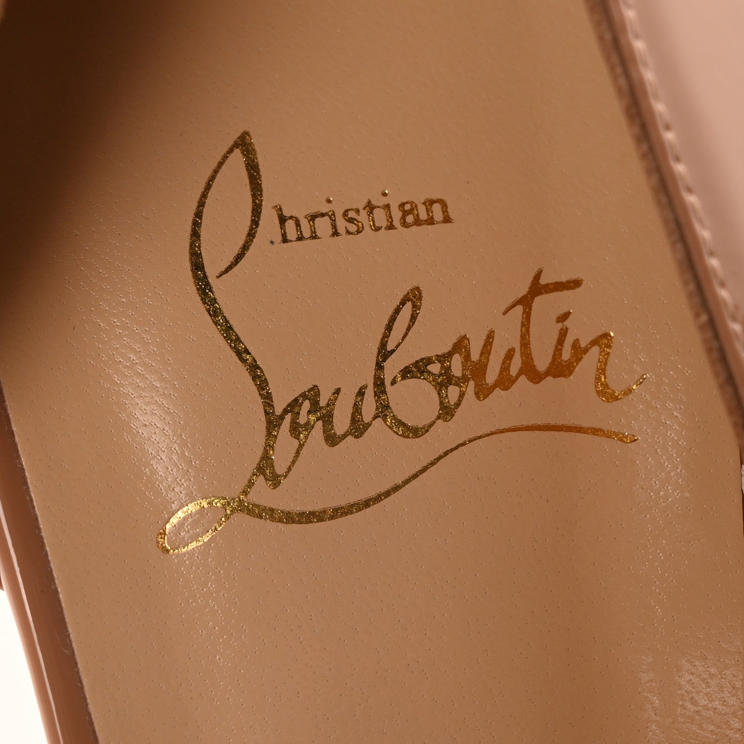 Christian Louboutin Patent Iriza 100 Pumps 40 Nude 9 of 10