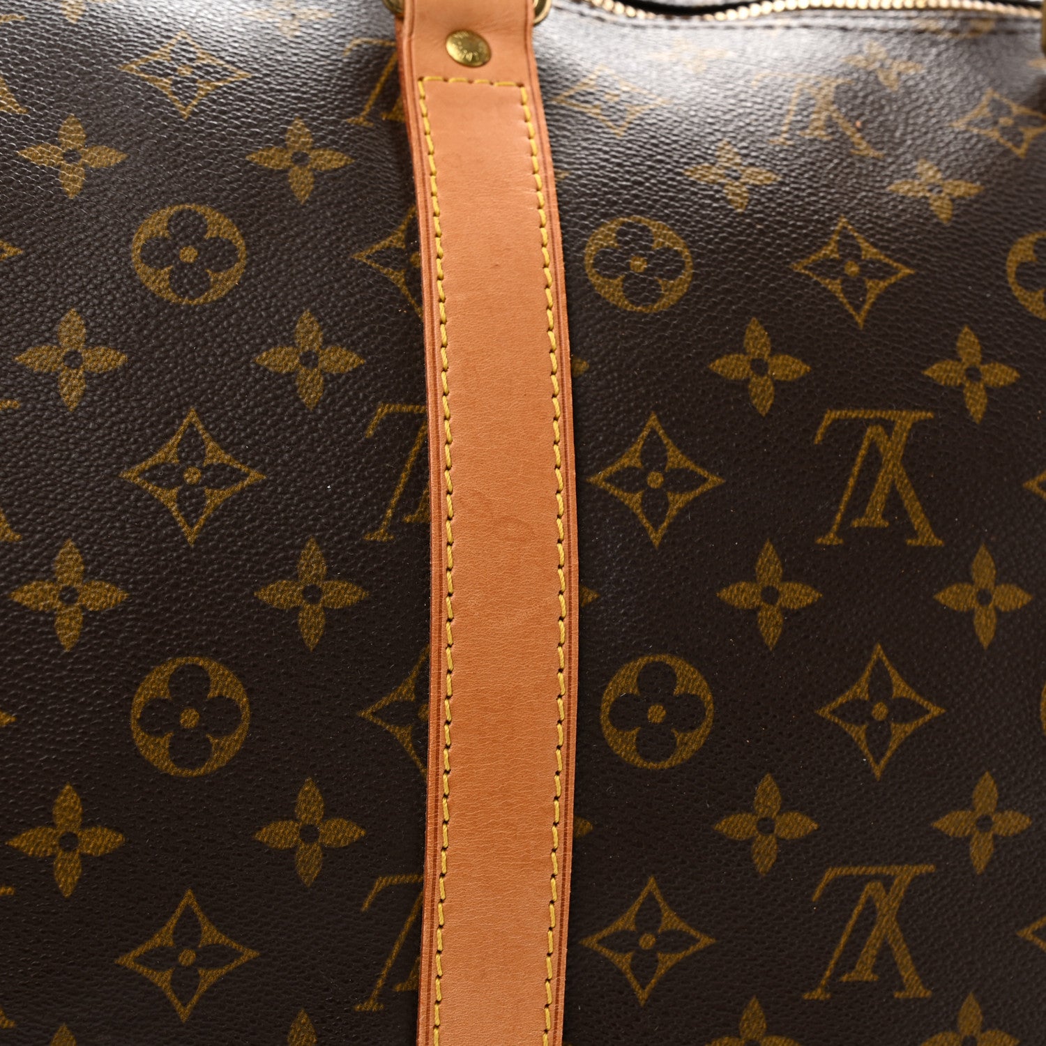 Louis Vuitton Monogram Keepall Bandouliere 55 15 of 19