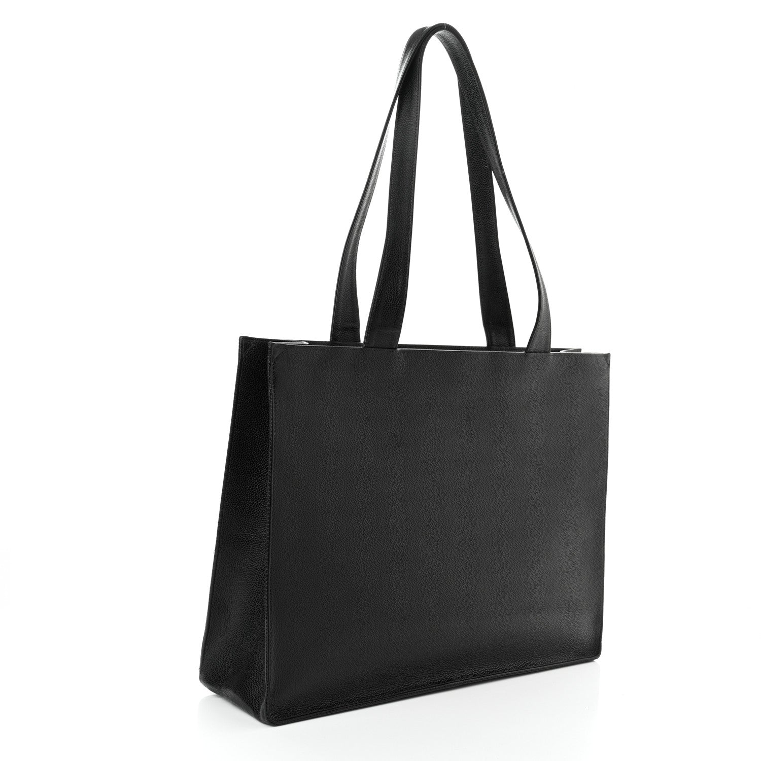 Chanel Caviar CC Tote Black 3 of 11