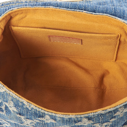 Louis Vuitton Monogram Denim Mini Pleaty Blue 7 of 9