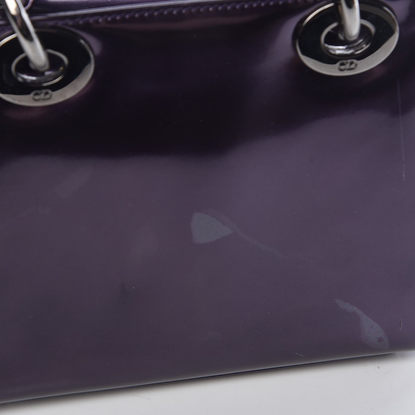 Patent Mini Lady Dior Purple