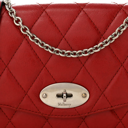 Mulberry Shiny Buffalo Quilted Darley Shoulder Bag Red 7 of 12