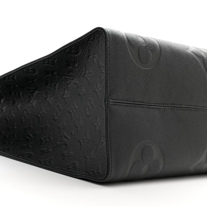 Louis Vuitton Empreinte Monogram Giant Onthego GM Black 8 of 9