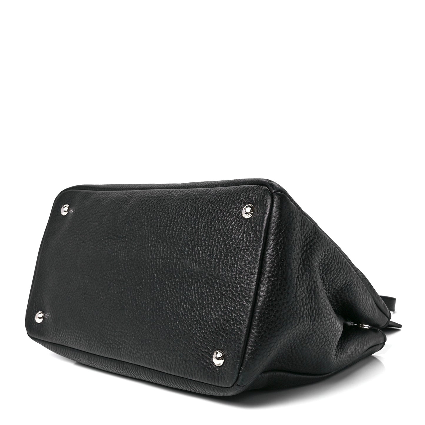 Vitello Daino Tote Black