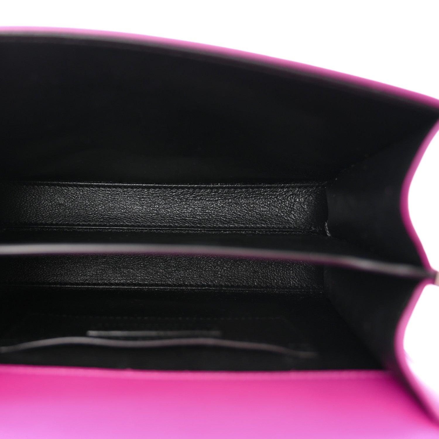 Saint Laurent Calfskin Mini Classic Monogram Cassandra Top Handle Bag Electric Fuchsia 5 of 10