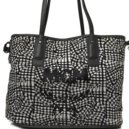 MCM Visetos Medium Liz Reversible Shopper Tote Phantom Grey 15 of 22