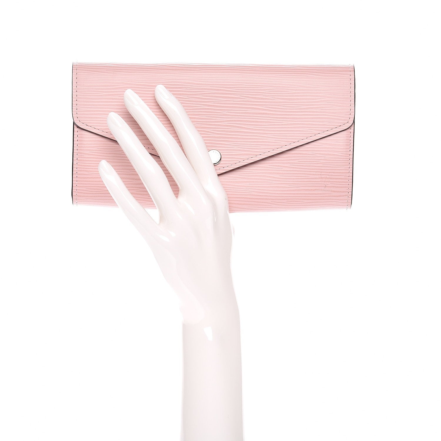 Louis Vuitton Epi Sarah Wallet NM Rose Ballerine 2 of 7