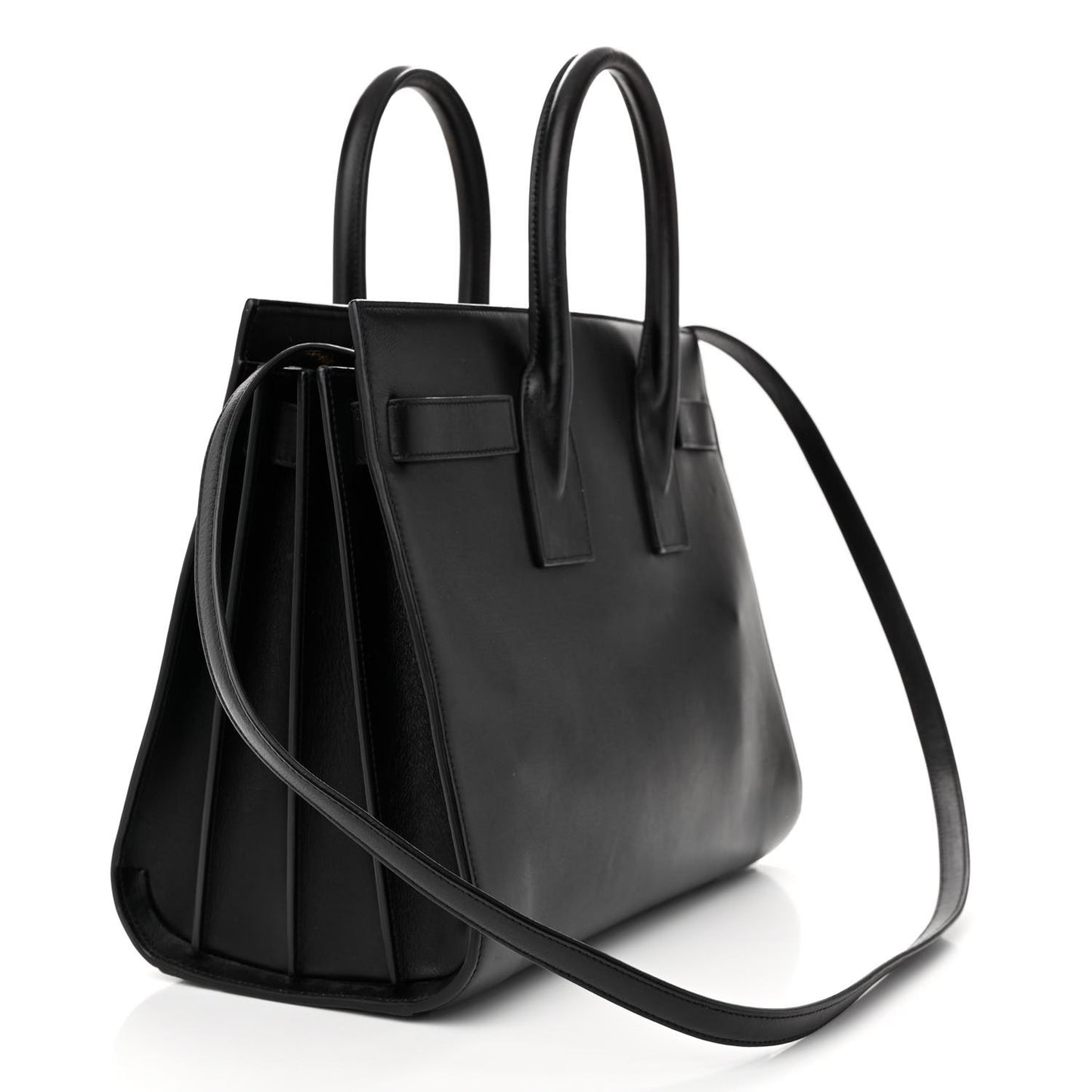 Calfskin Small Sac De Jour Black