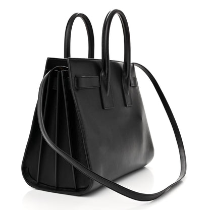 Saint Laurent Calfskin Small Sac De Jour Black 3 of 13