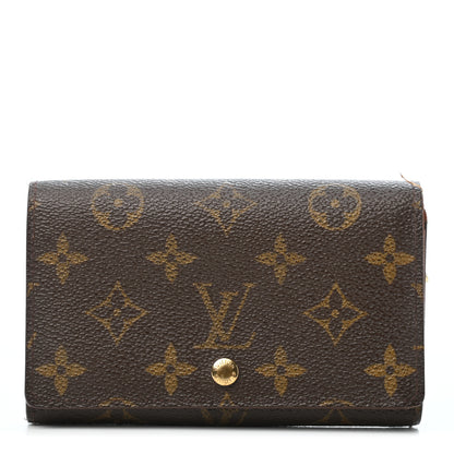 Louis Vuitton Monogram Porte-Monnaie Billets Tresor Wallet 1 of 11