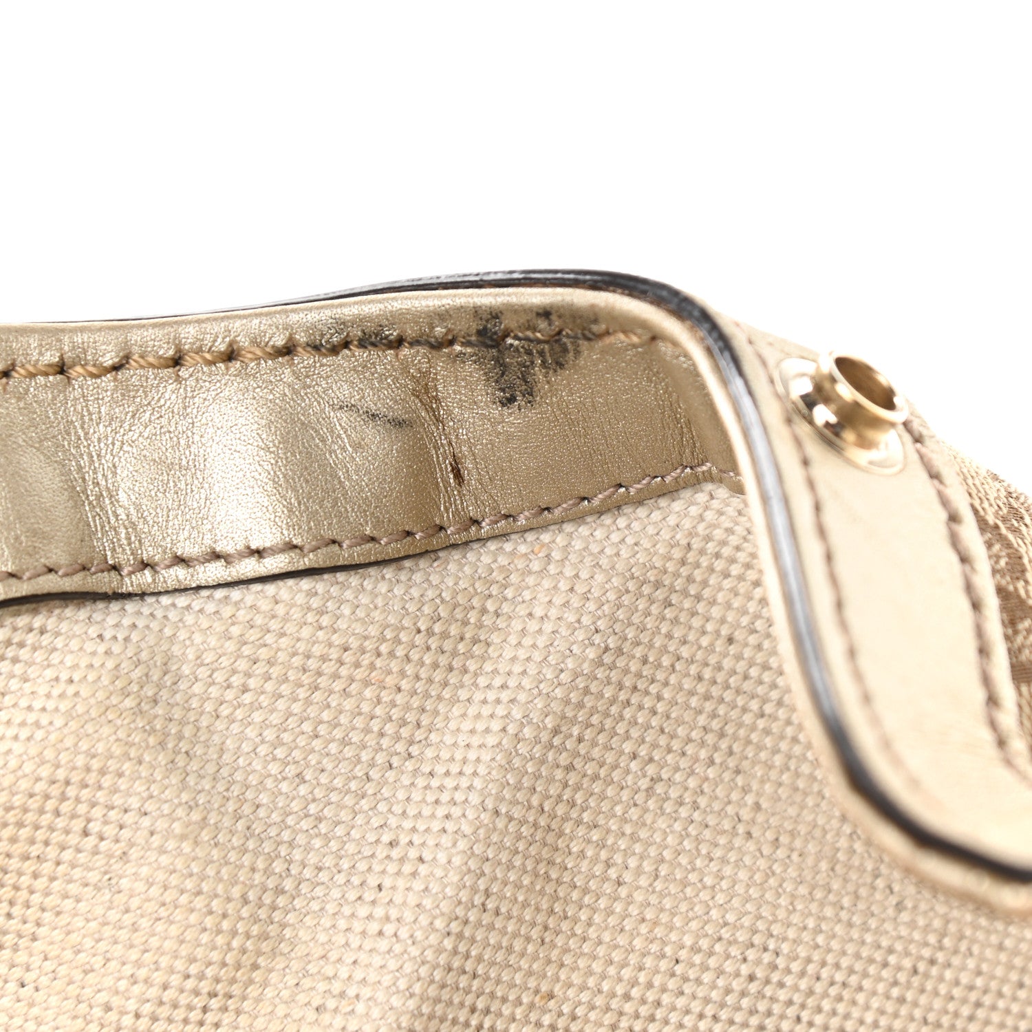 Gucci Monogram Medium Sukey Tote Champagne 10 of 22