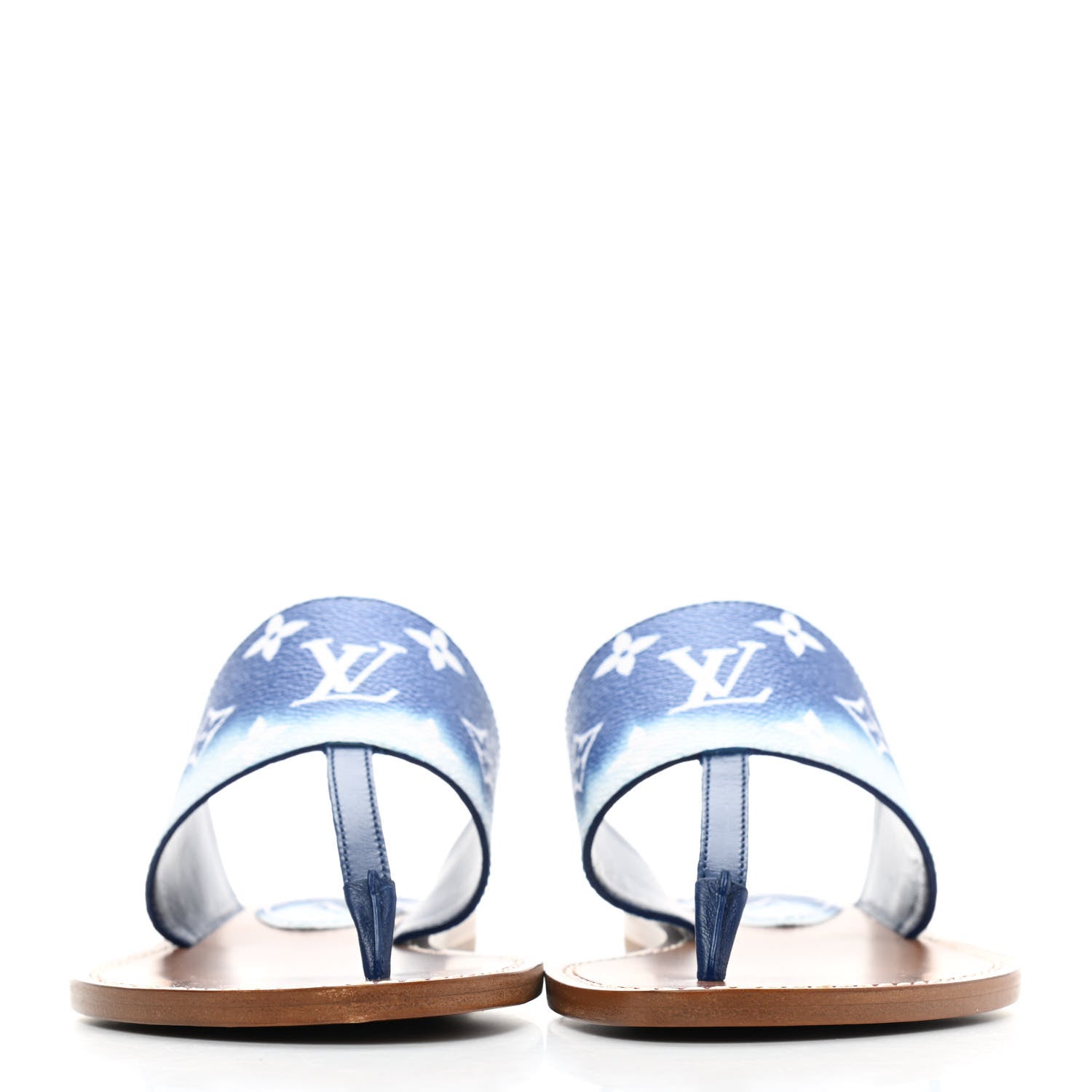Louis Vuitton Monogram Escale Palma Sandals 36 Blue 2 of 8