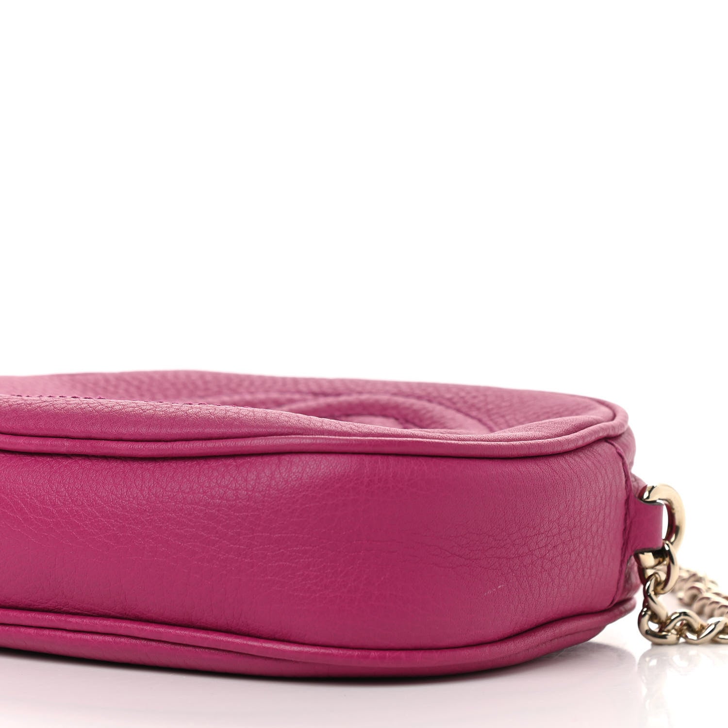 Gucci Cellarius Calfskin Mini Soho Chain Bag Bright Bouganville 11 of 11