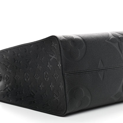 Louis Vuitton Empreinte Monogram Giant Onthego MM Black 6 of 7
