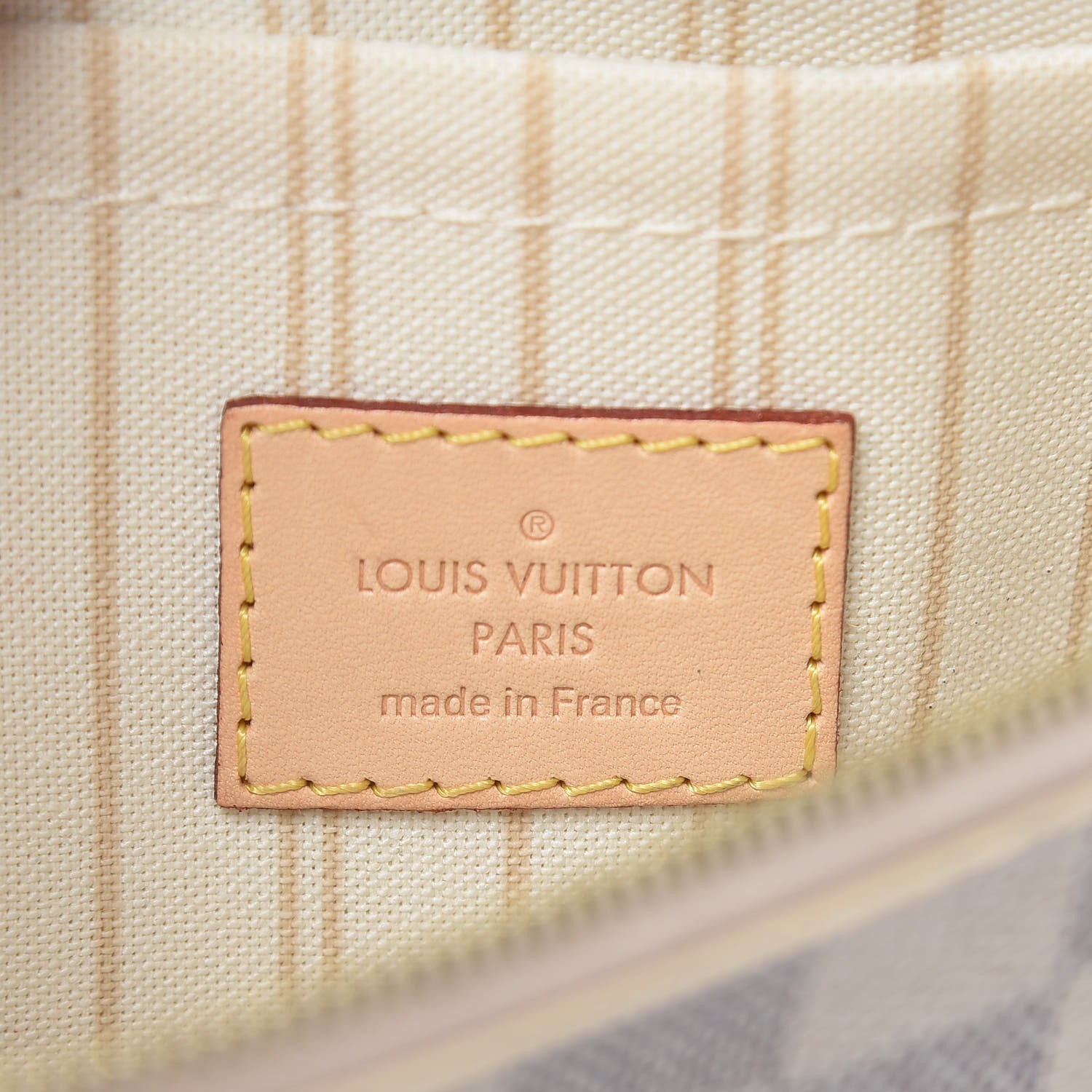 Louis Vuitton Damier Azur Neverfull MM GM Pochette 6 of 9