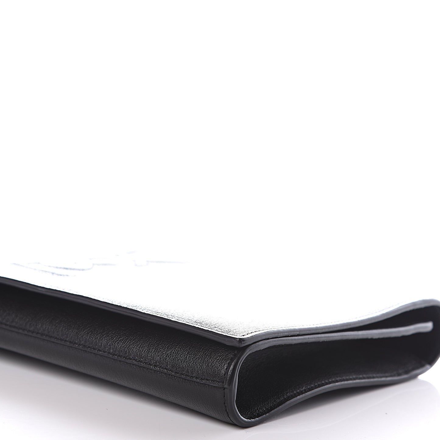 Calfskin Monogram Large Belle De Jour Clutch Black